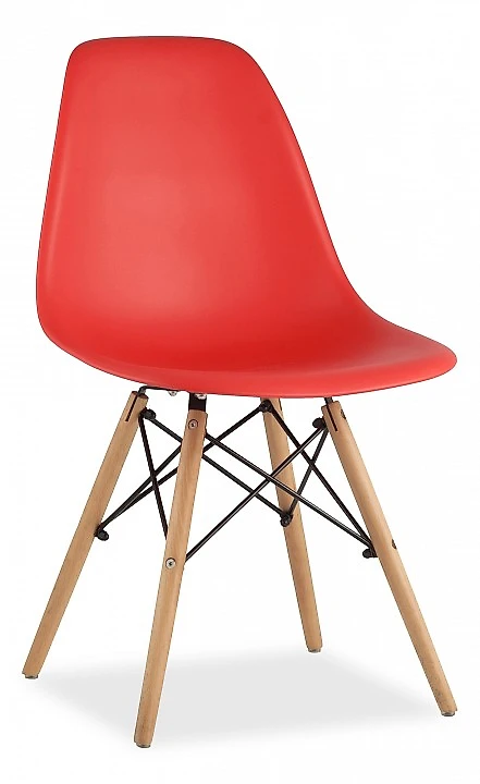 Стул  Eames Wood RED