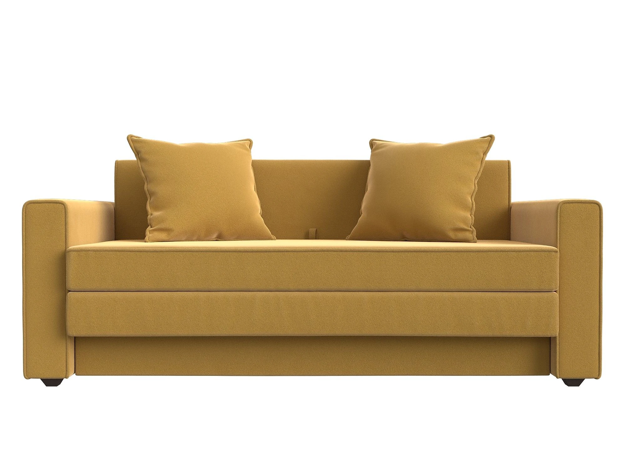 Жёлтый диван аккордеон Лига-012 Дизайн 3