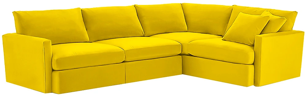 Угловой диван с канапе Марсия Еллоу