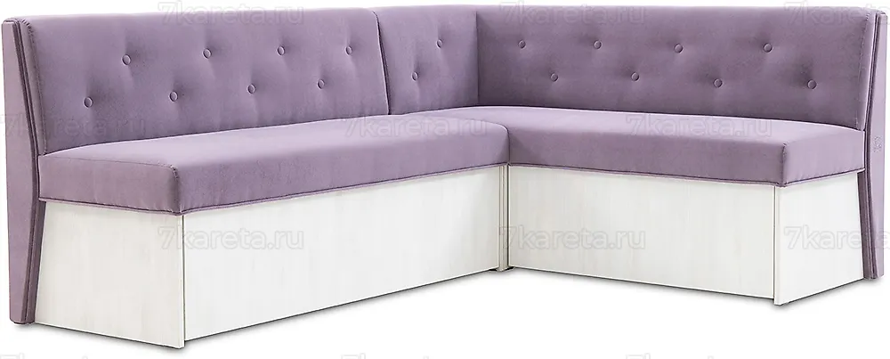 угловой диван на кухню Верона угловой Фиолетовый