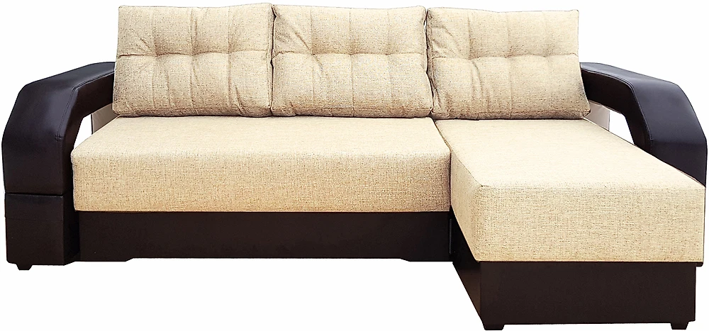 Угловой диван с подушками Манчестер Вудлайн Крем