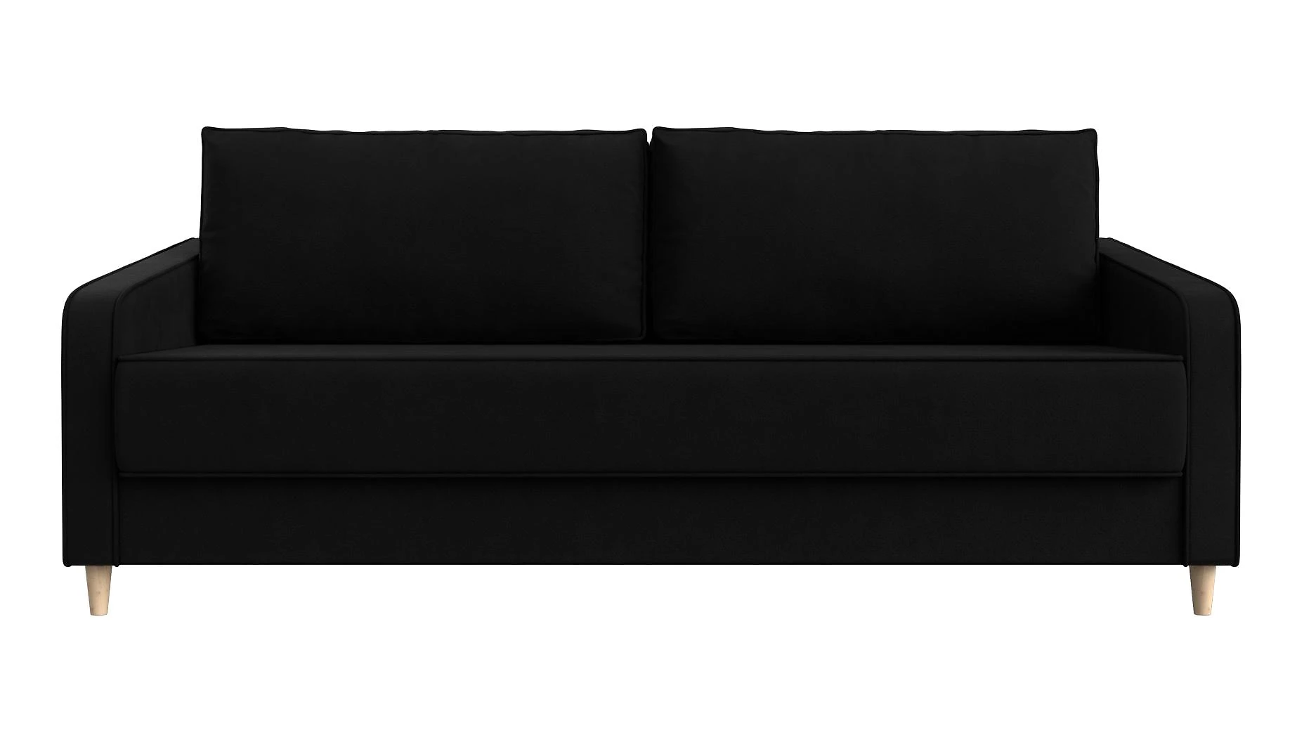 Черный диван еврокнижка Варшава Дизайн 17