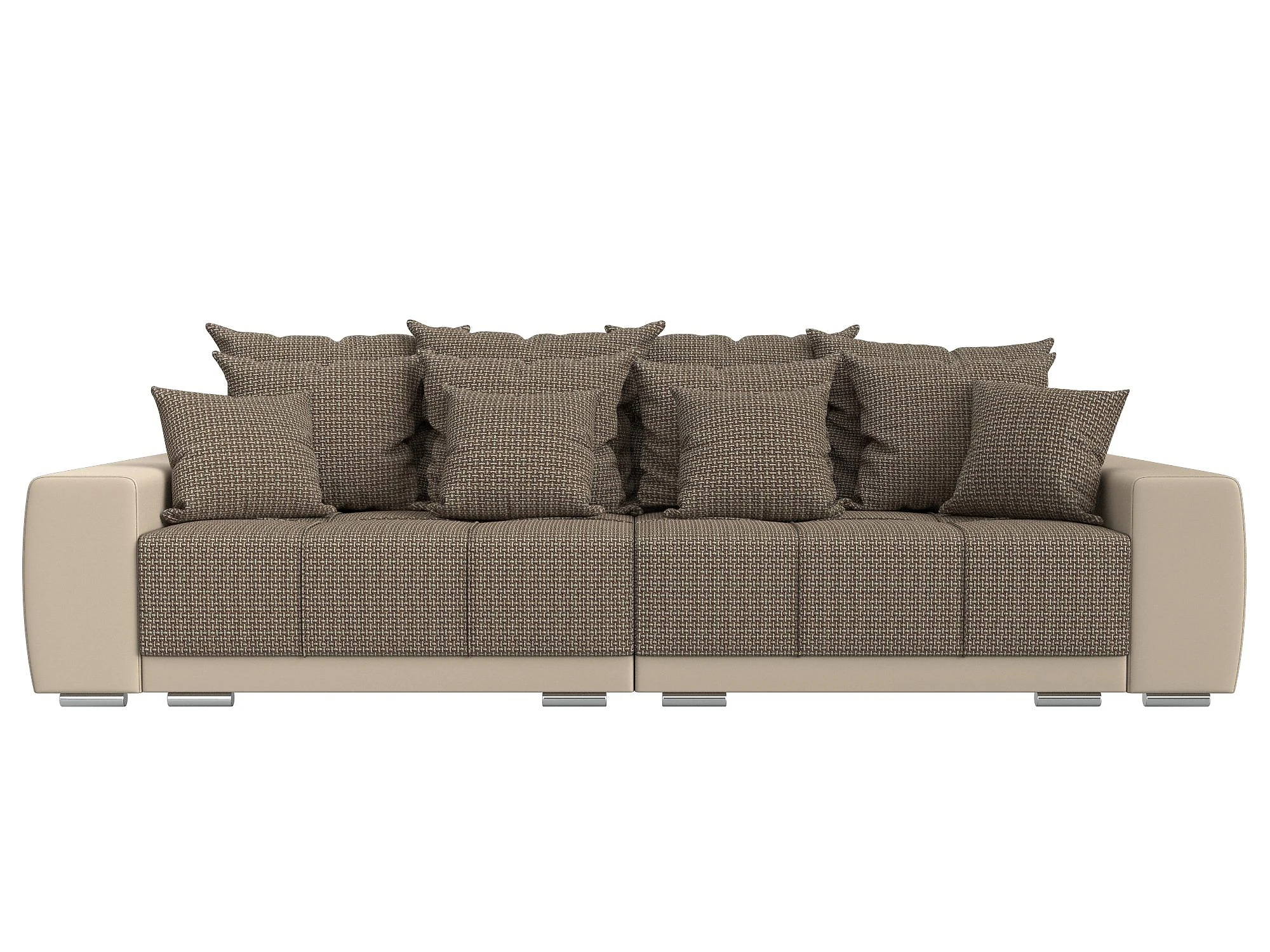 Прямой кожаный диван Лига-028 Дизайн 13
