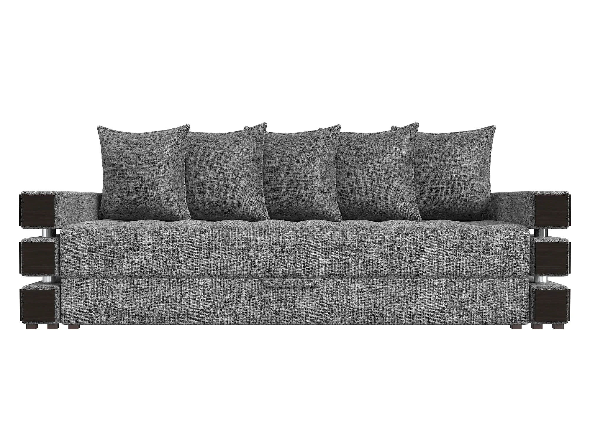 Прямой диван серого цвета Венеция Кантри Дизайн 3