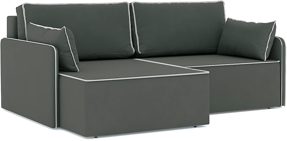 Угловой диван из ткани антикоготь Блюм Плюш Дизайн-4