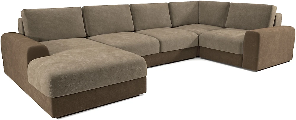 Угловой диван с большим спальным местом Ариети-П 3.4