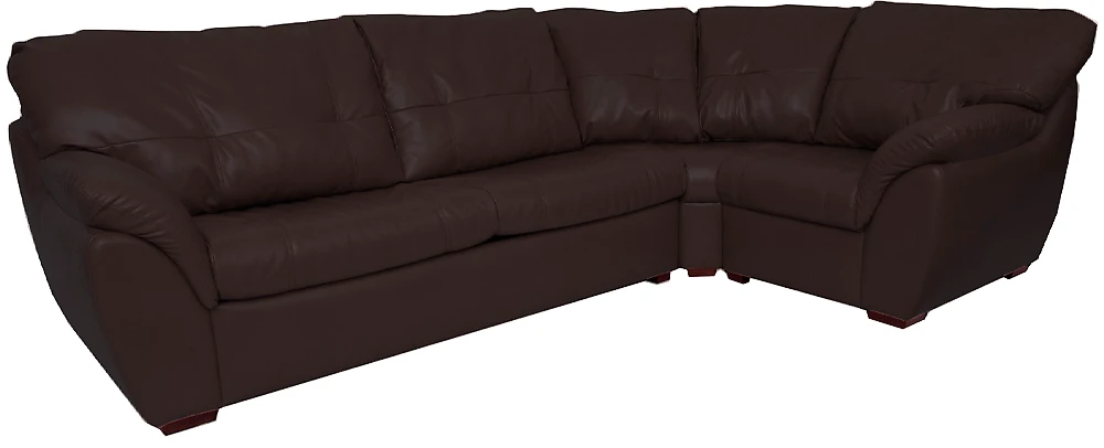 Угловой диван лофт Честер-2 (Орион-2) Браун