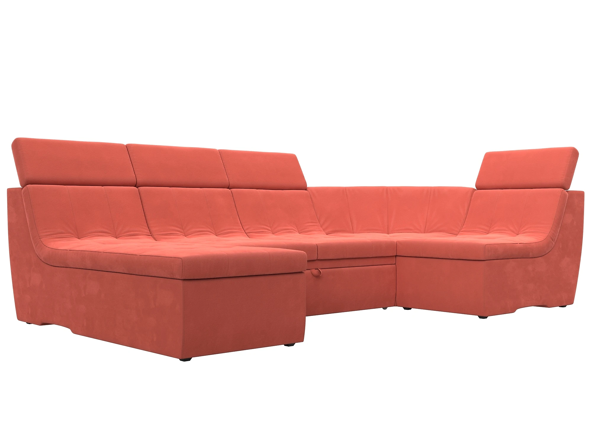  угловой диван с оттоманкой Холидей Люкс-П Дизайн 4