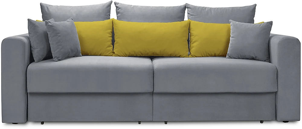 Прямой диван серого цвета Манхеттен 2 Дизайн 1