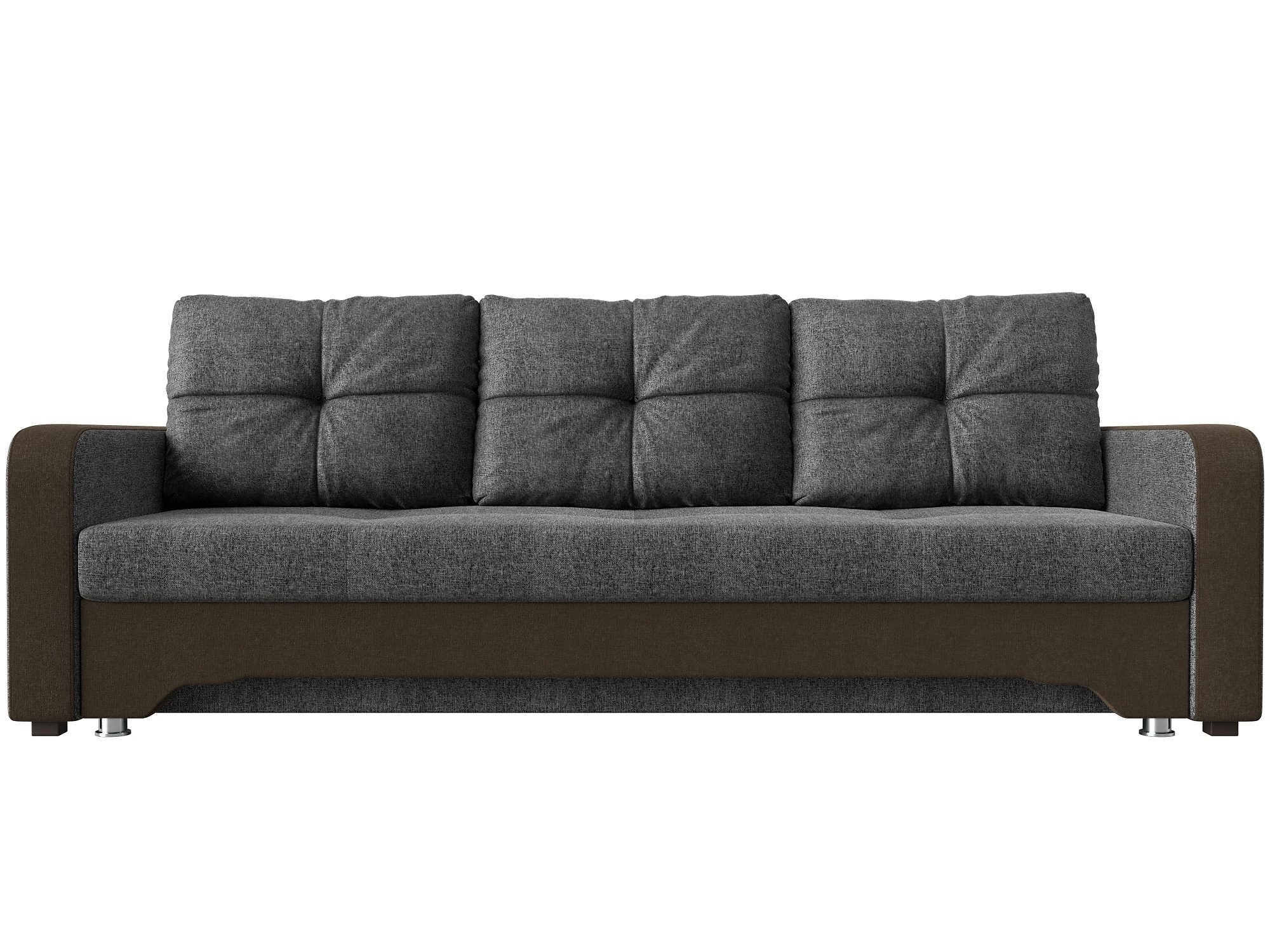 Прямой диван серого цвета Ник-3 Кантри Дизайн 6