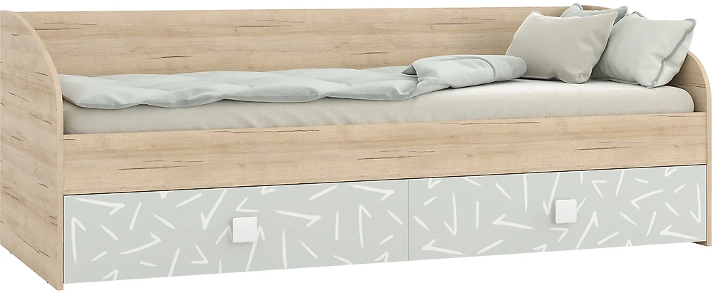кровать в стиле минимализм Микки Ривьера