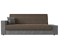 Прямой диван серого цвета Лига-020 Кантри Дизайн 8 книжка