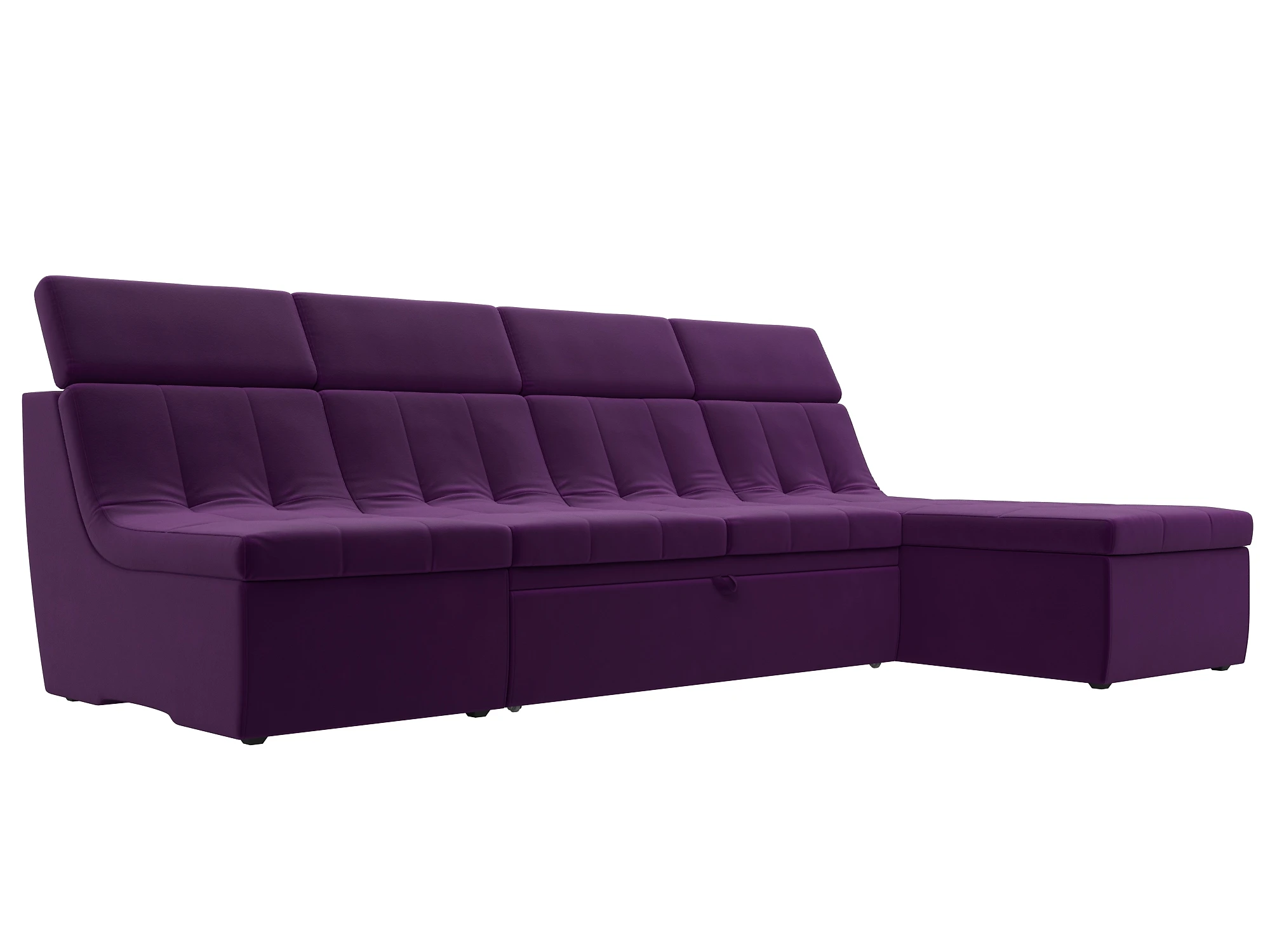  угловой диван с оттоманкой Холидей Люкс Дизайн 7