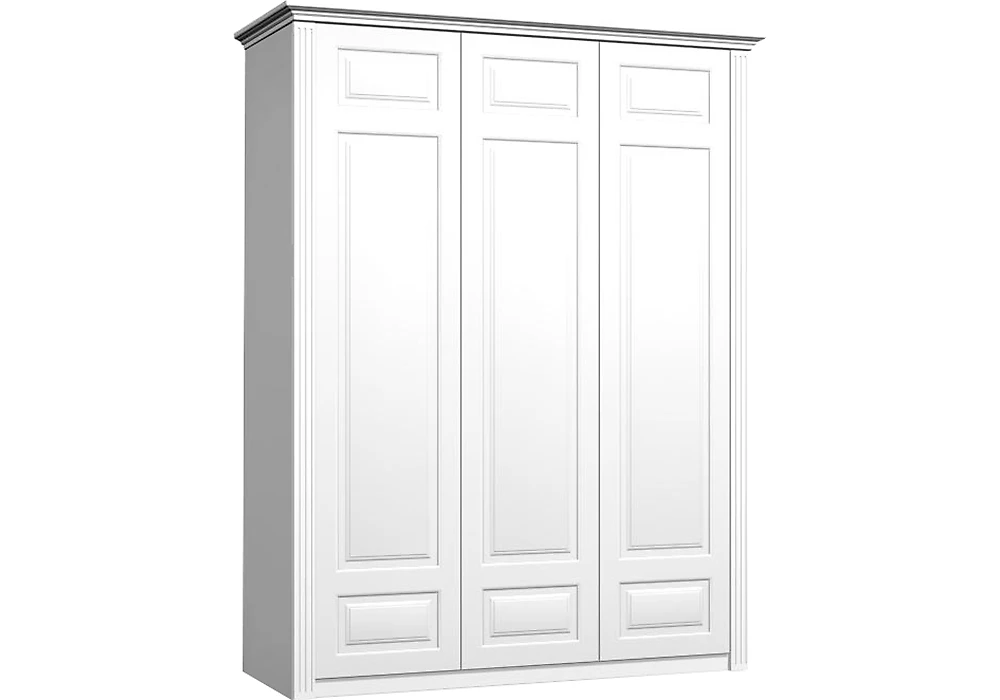 Шкаф белый распашной Классика Люкс-10 3 двери