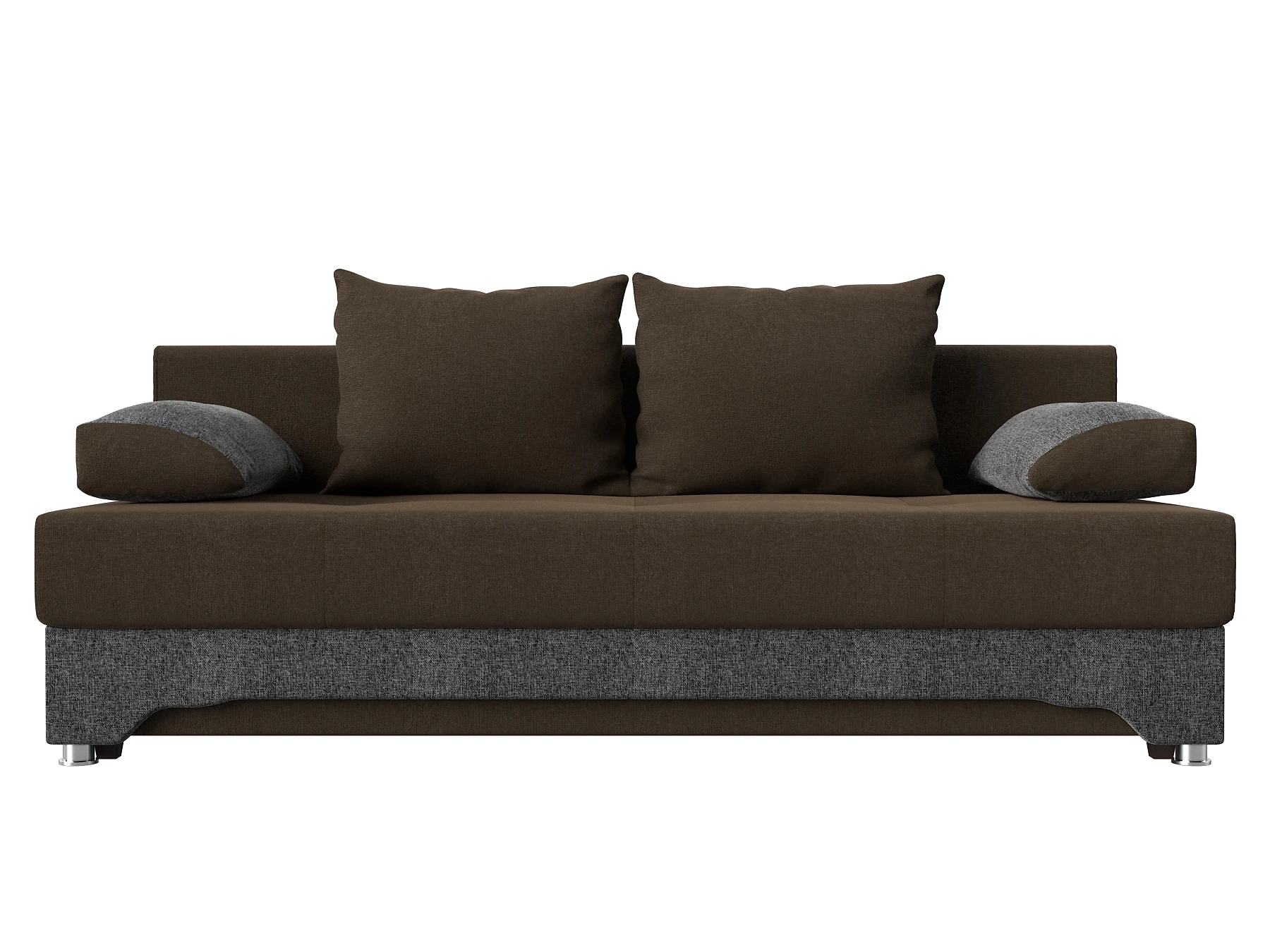 Прямой диван серого цвета Ник-2 Кантри Дизайн 7
