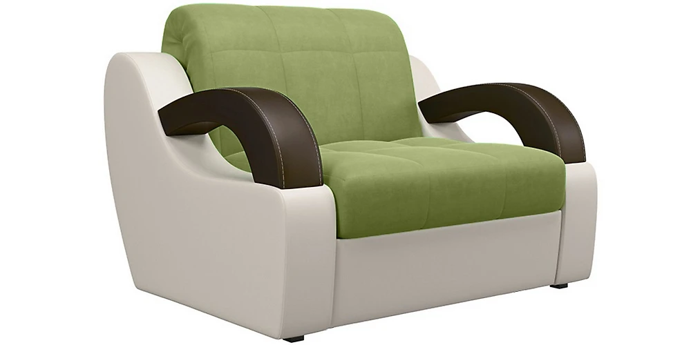 Зелёное кресло Мадрид Плюш Грин
