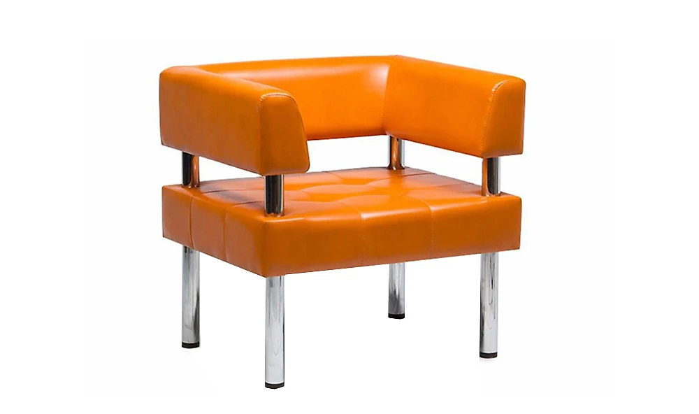 Кресло с подлокотниками Бизнес78х78 Оранжевый