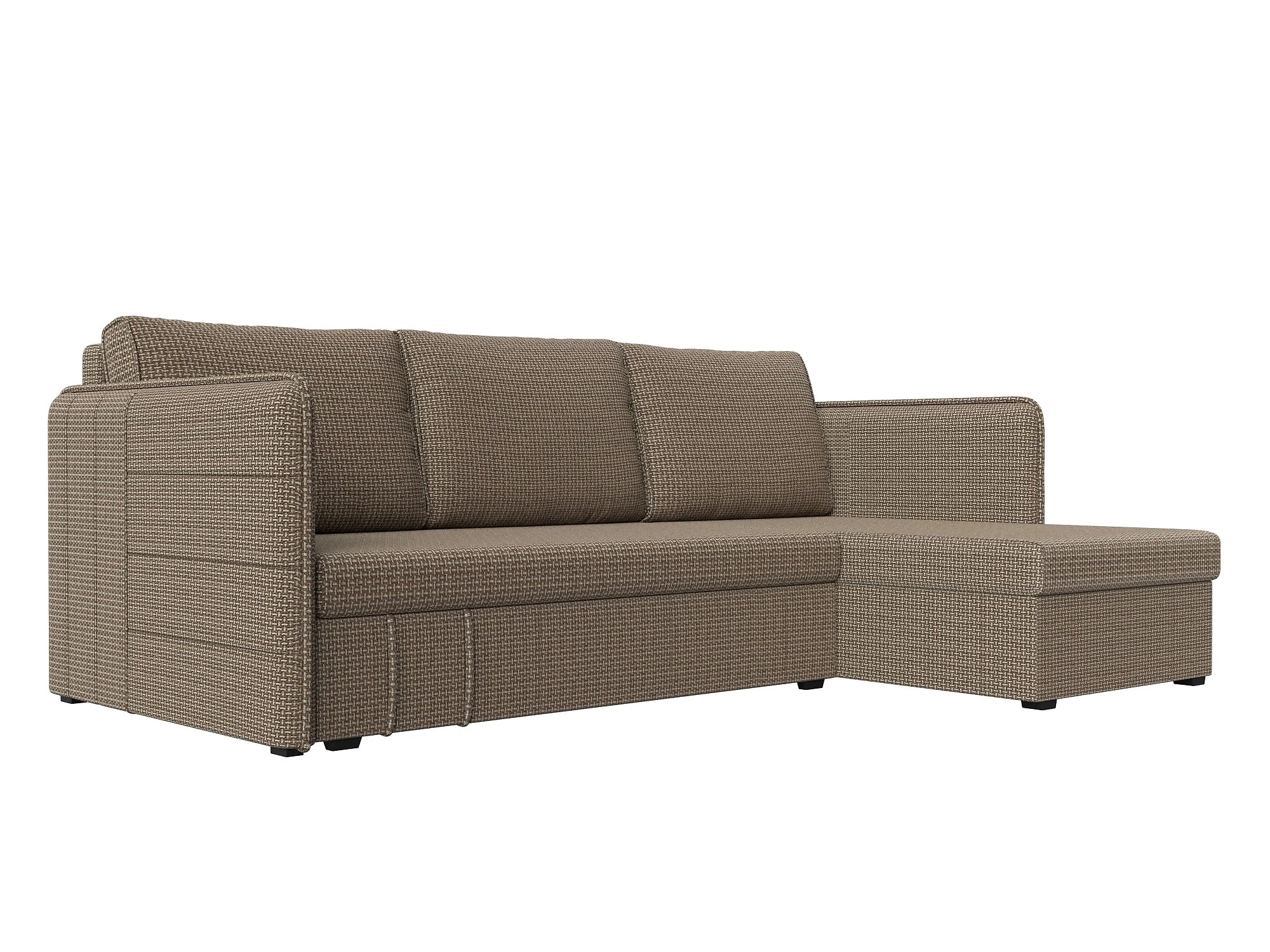  угловой диван из рогожки Слим Дизайн 11