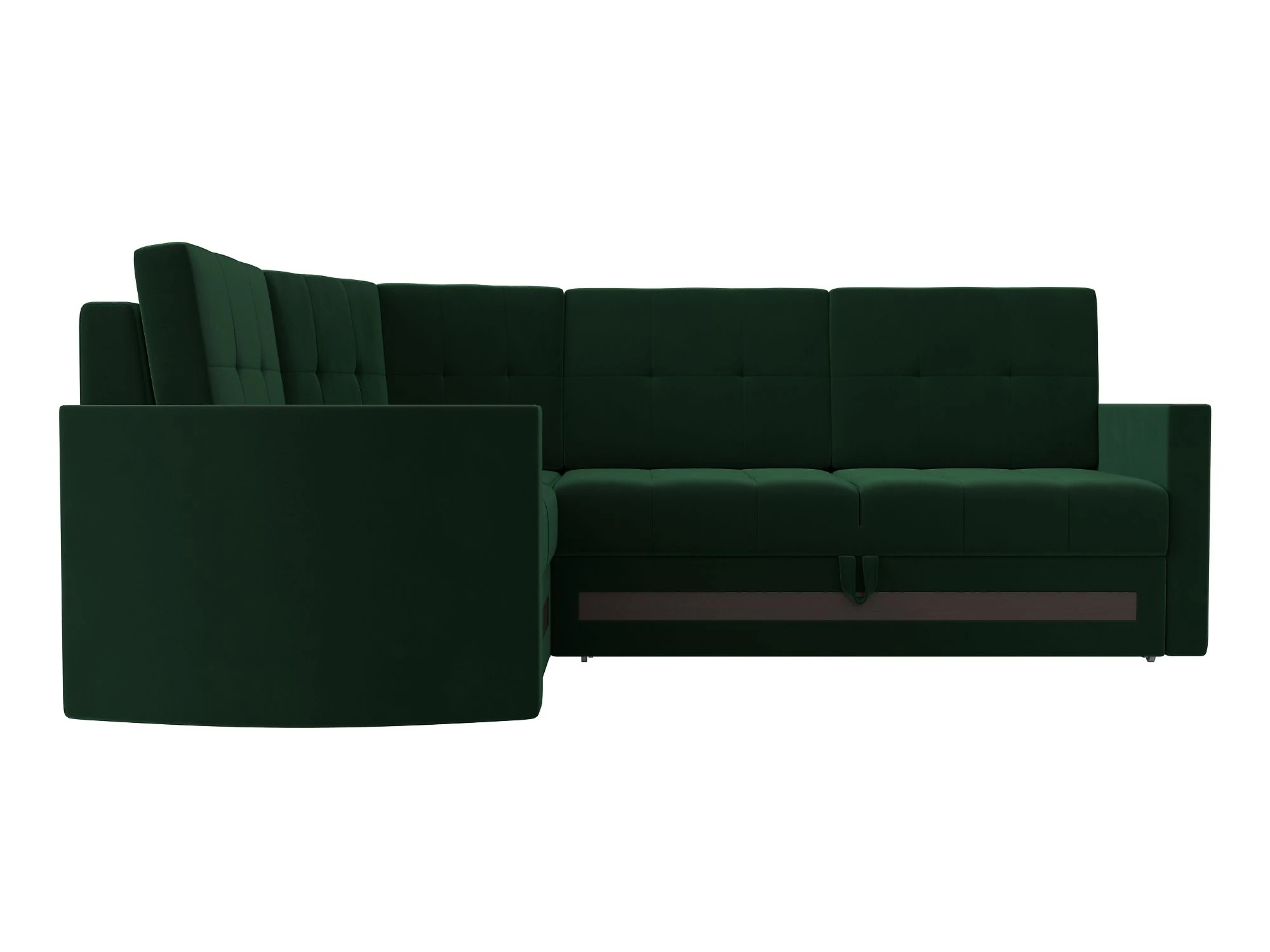 Двухместный угловой диван Белла Плюш Дизайн 7