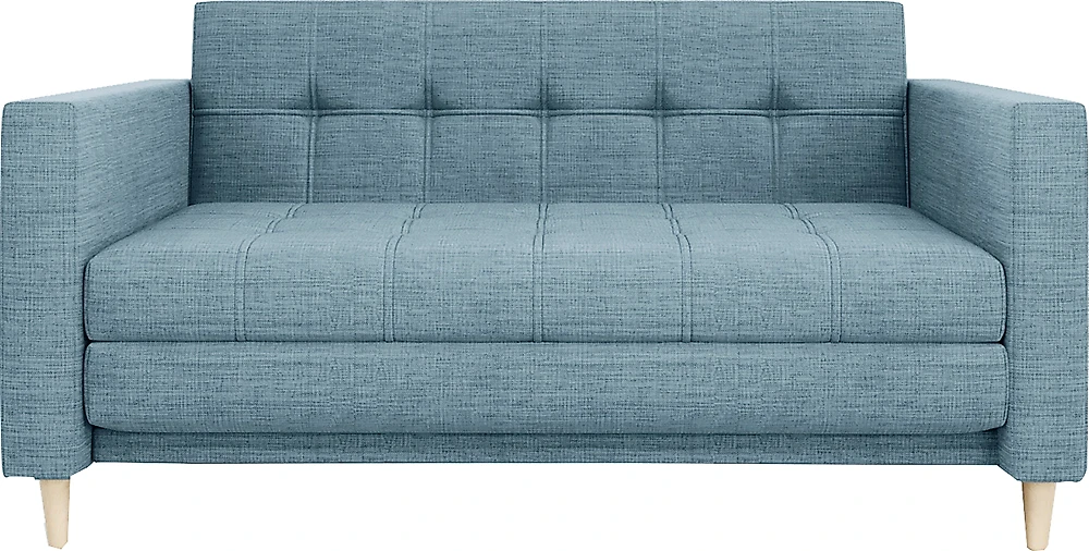 Прямой диван серого цвета Квадро Кантри Люкс Дизайн-5