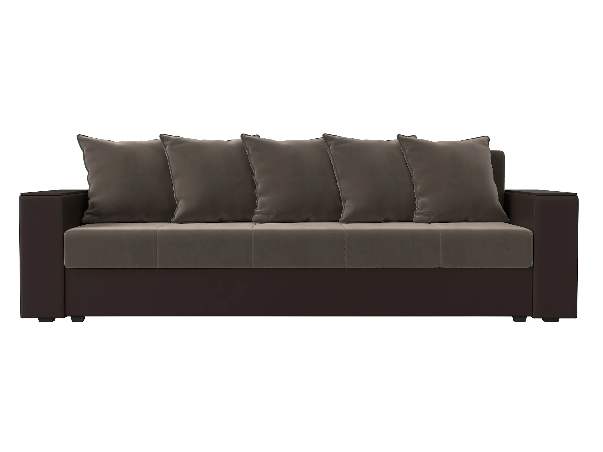 Прямой диван со столом Дубай Лайт Плюш Дизайн 11