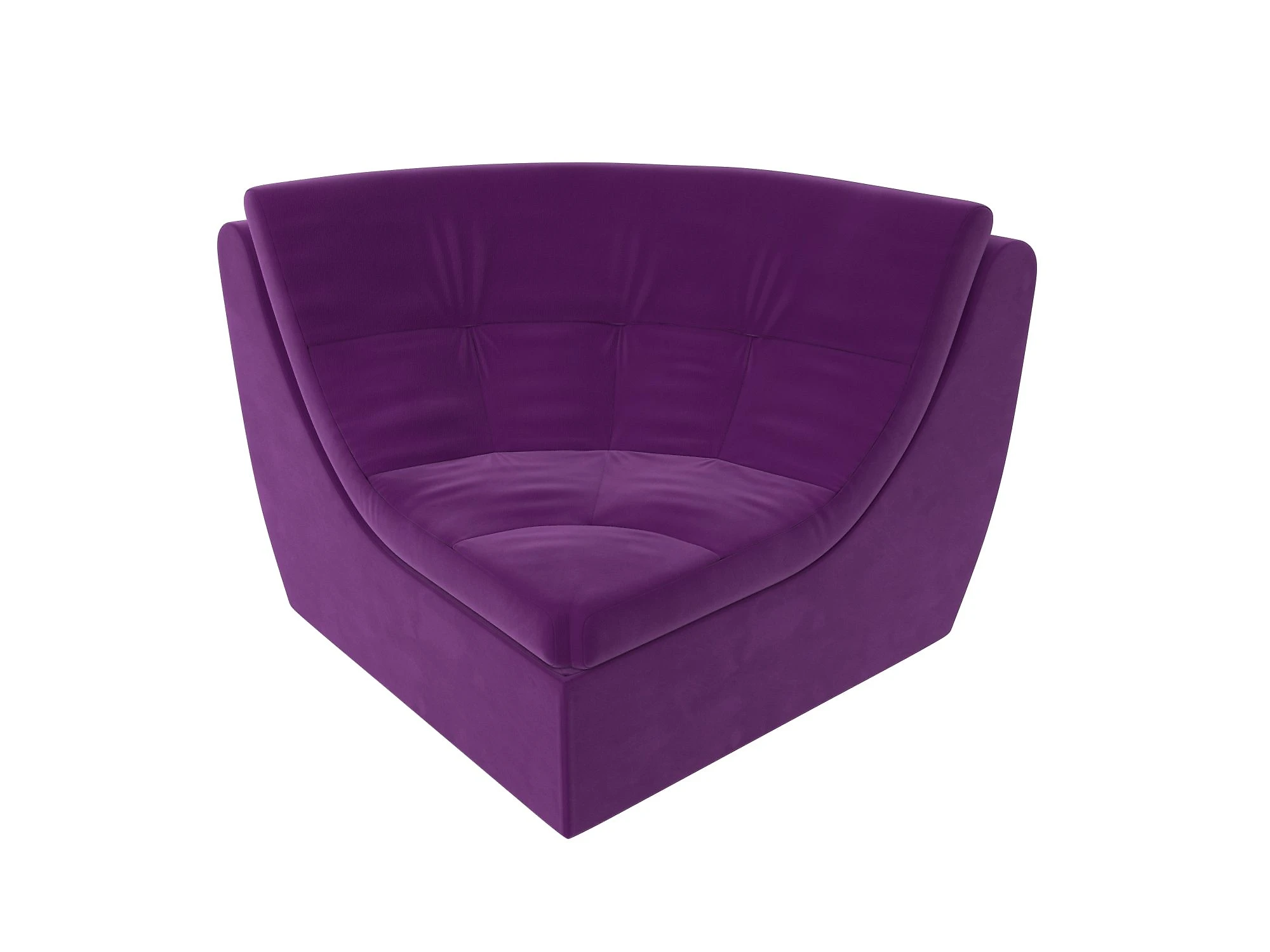 Фиолетовое кресло Холидей угловое Дизайн 4