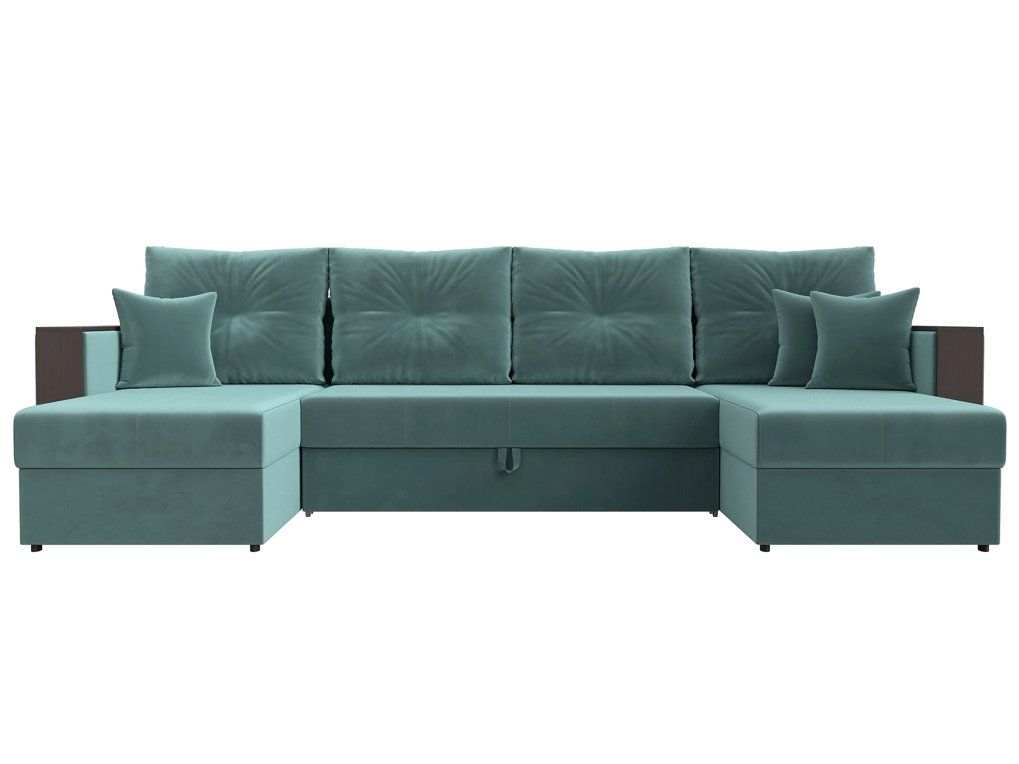 Угловой диван длиной 300 см Валенсия-П Плюш Дизайн 2