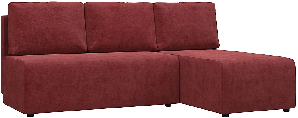 Угловой диван для гостиной Сеул Плюш Ред