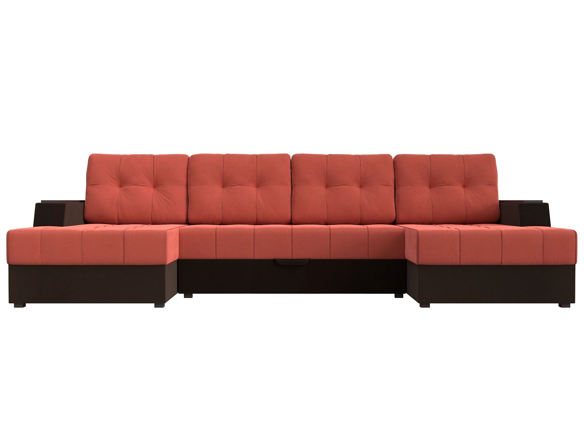 Красный модульный диван Эмир-П Дизайн 32