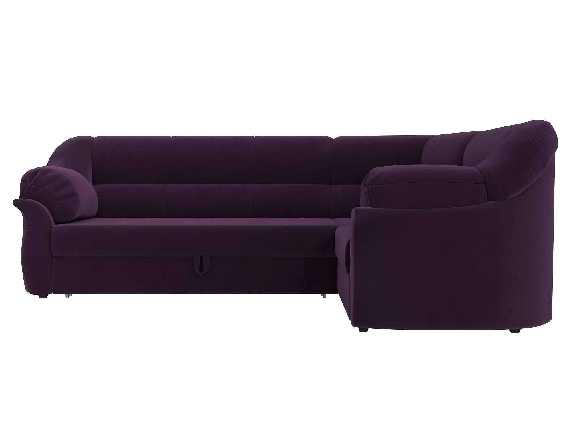 Фиолетовый диван Карнелла Плюш Дизайн 20