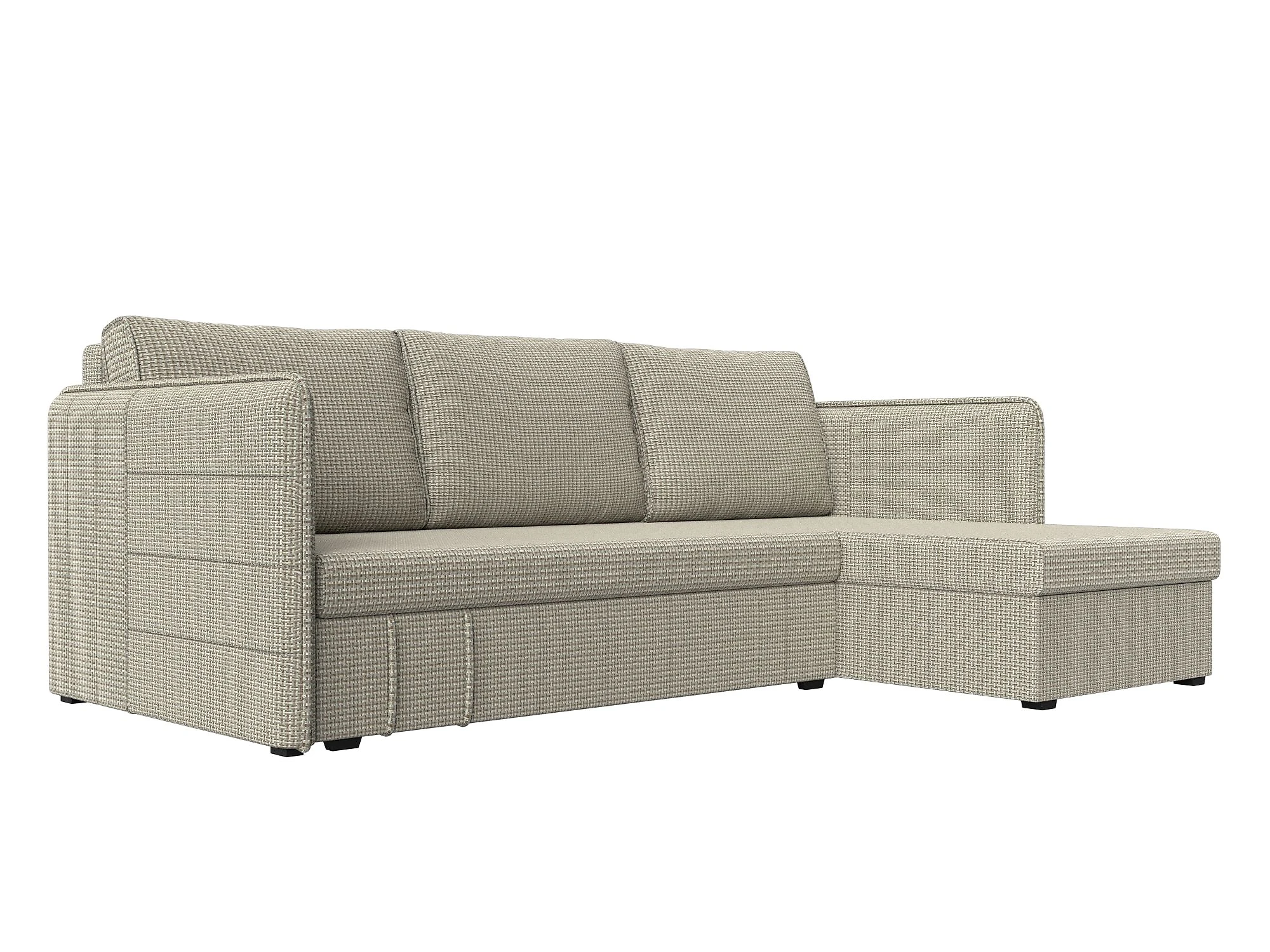  угловой диван из рогожки Слим Дизайн 10