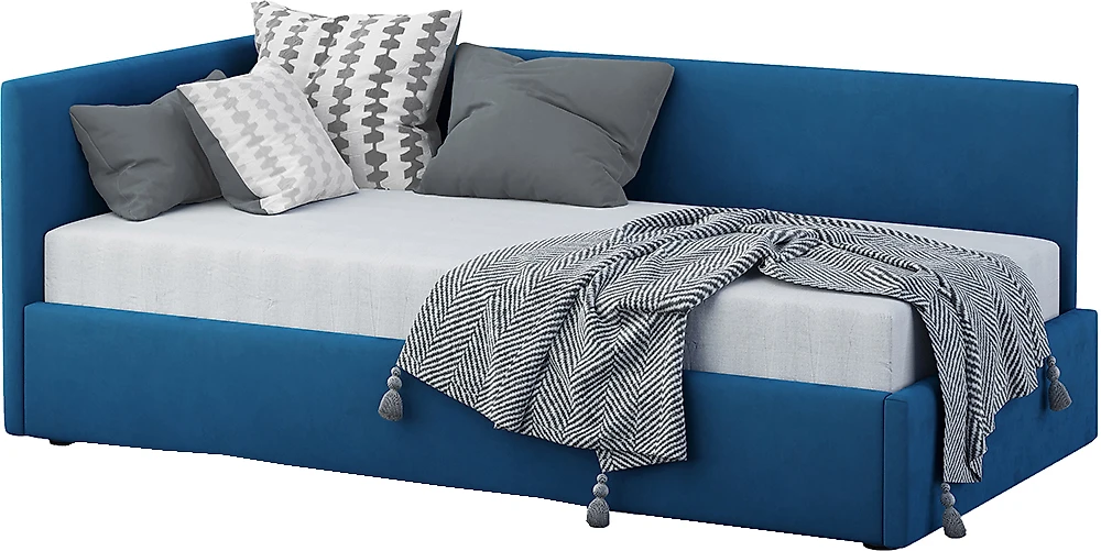 Кровать с подъемным механизмом и мягким изголовьем Меркурий-2 Дизайн-3