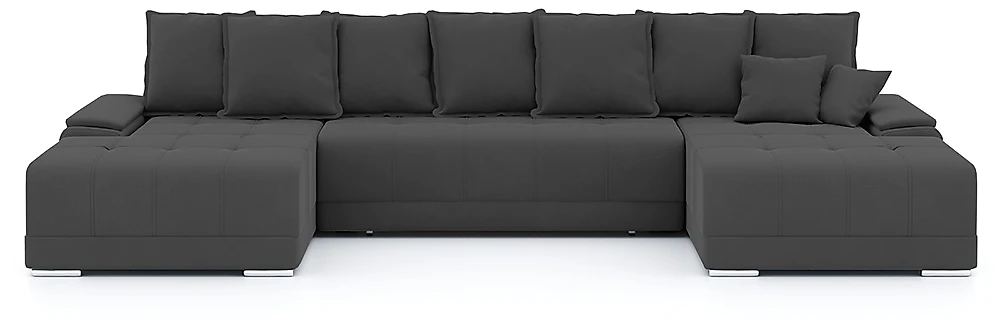 Угловой диван с канапе Nordviks П П-образный Плюш Дизайн-2