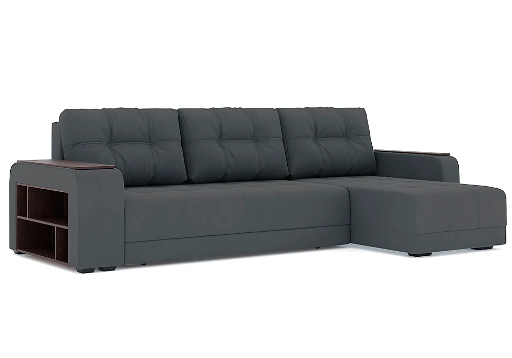 Угловой диван с ящиком для белья Милан Велюр Дизайн 2