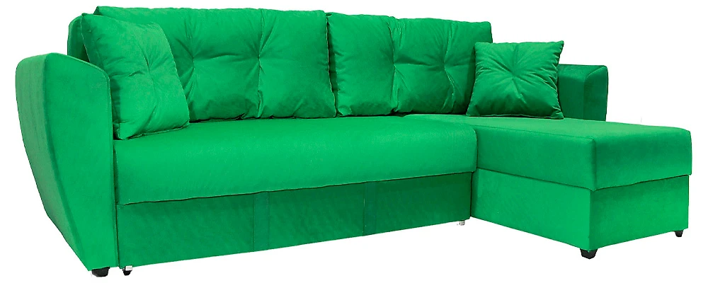Угловой диван для ежедневного сна Амстердам Грин
