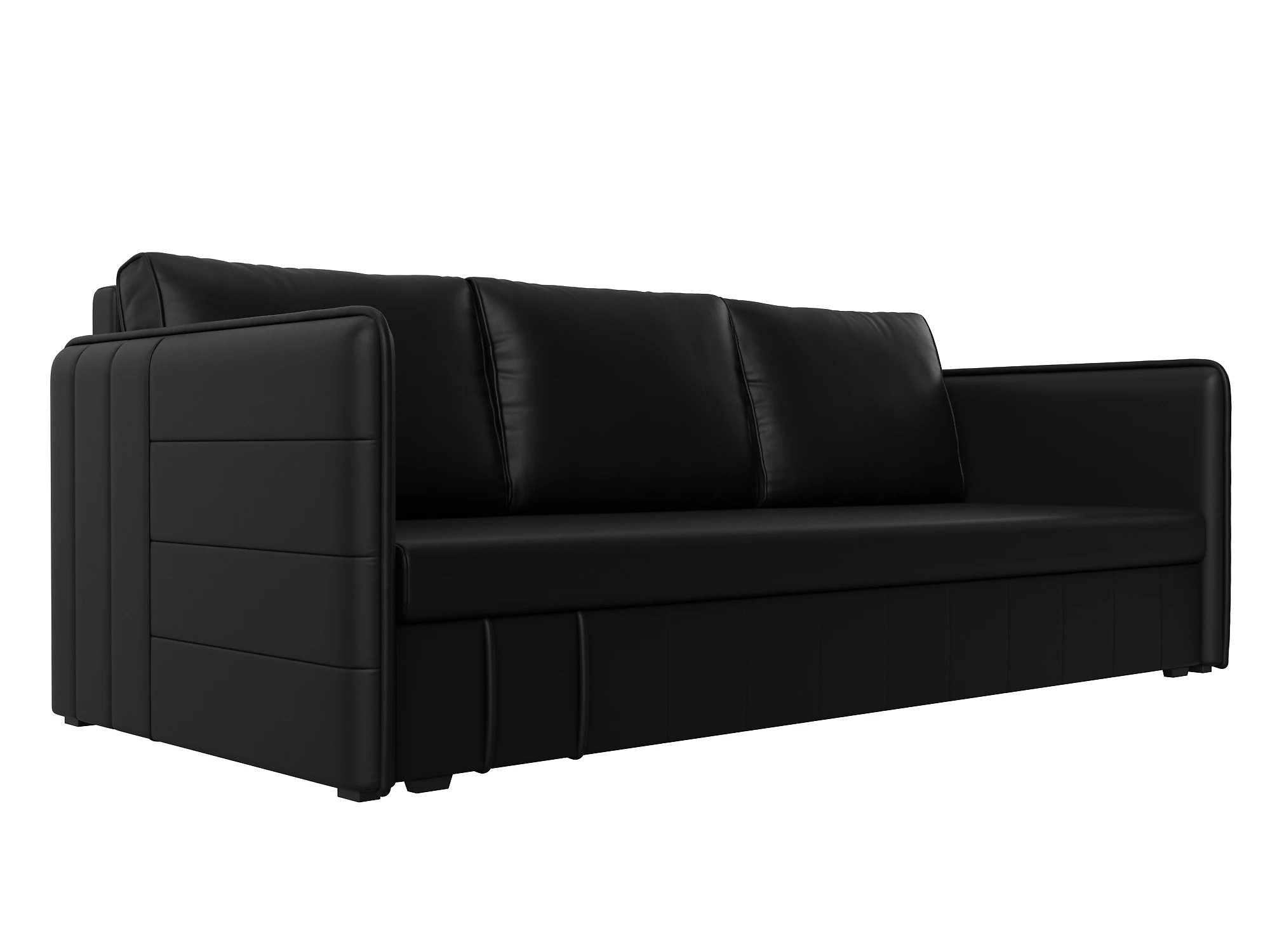 Черный диван еврокнижка Слим Дизайн 14