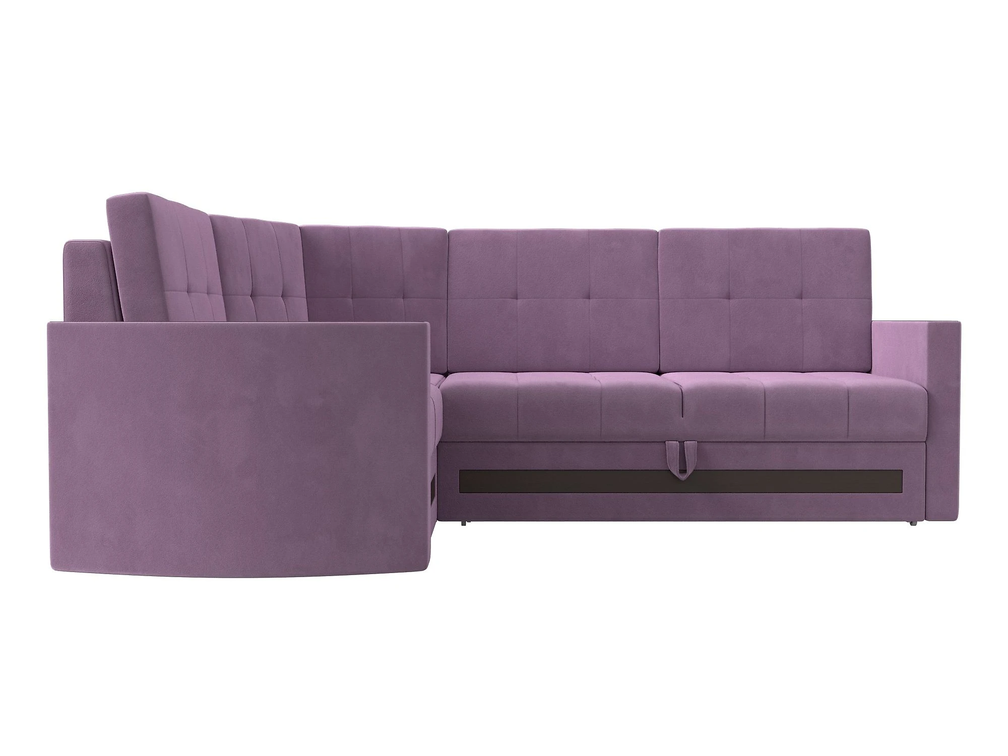 Угловой диван фиолетовый Белла Дизайн 23