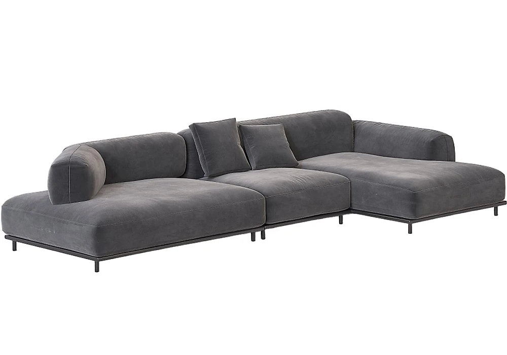 Серый модульный диван Soprano 1