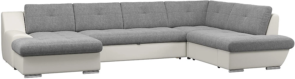 Модульный диван с оттоманкой  Чикаго Грэй