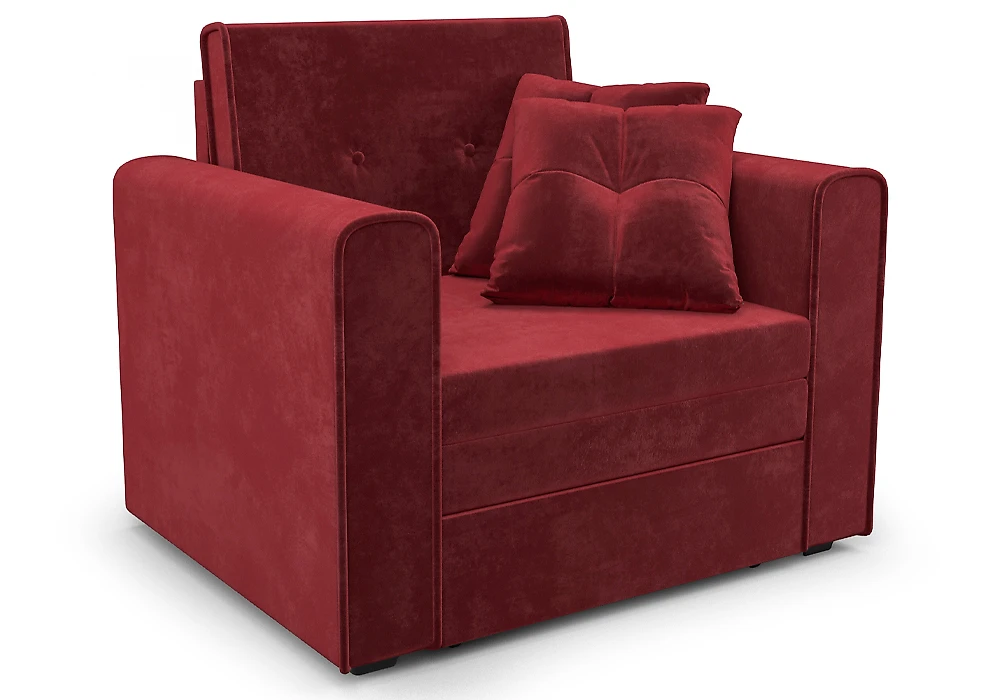 Кресло-кровать  Санта Бархат Красный