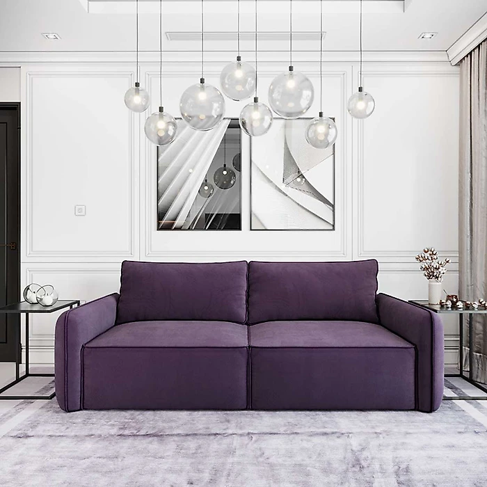 Фиолетовый диван Портленд Дизайн 1