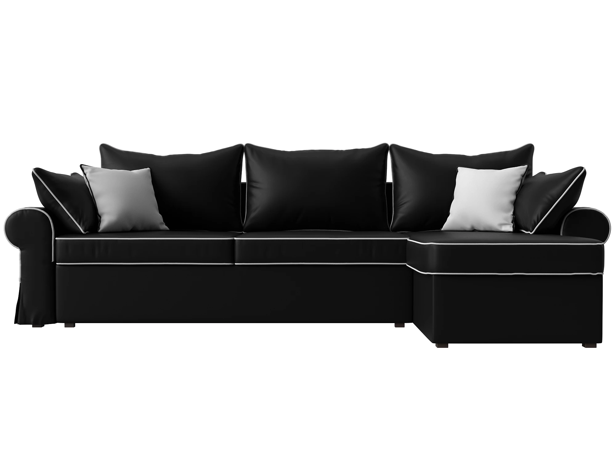 Черный диван еврокнижка Элис Дизайн 13