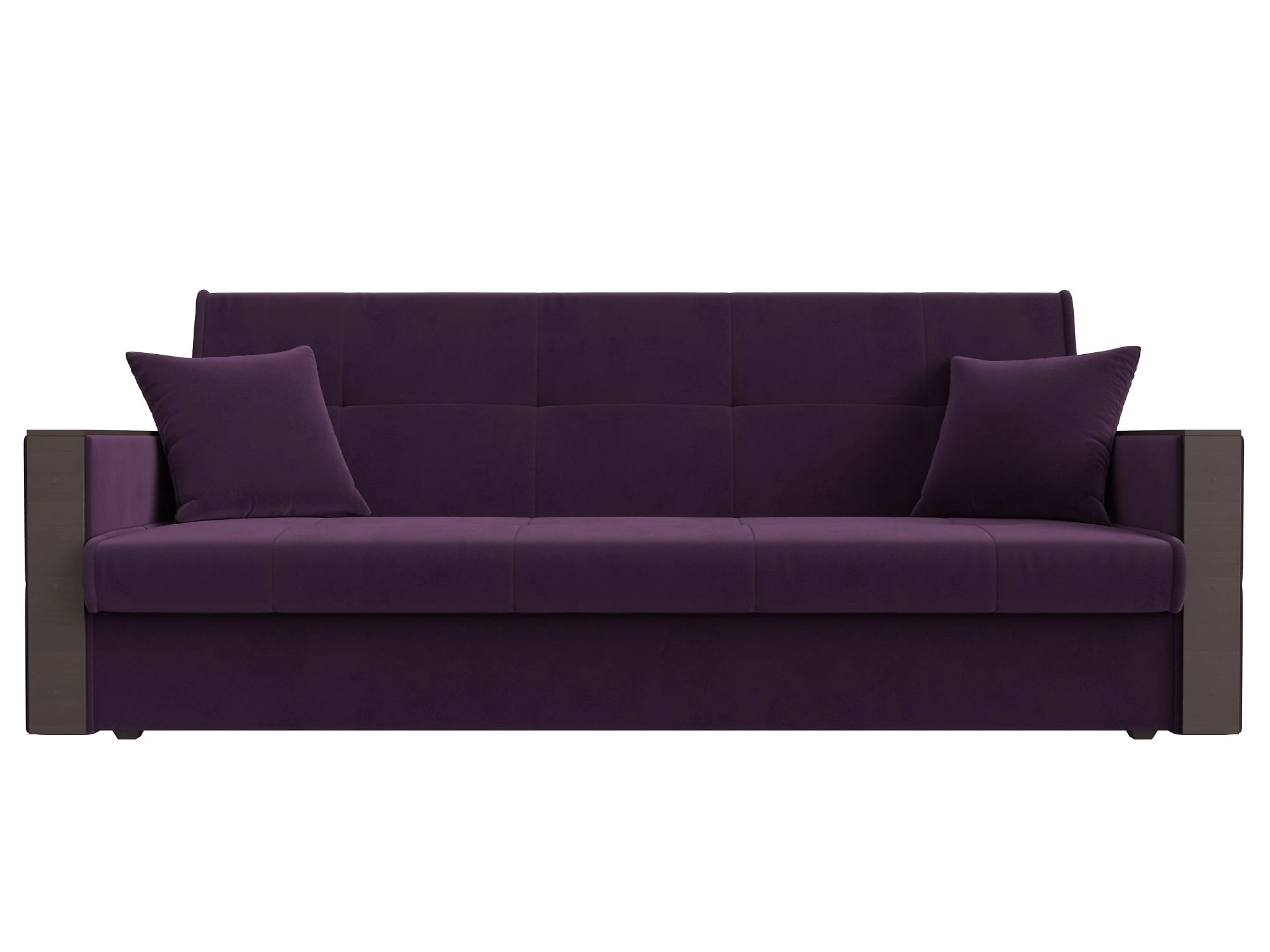 Фиолетовый диван Валенсия Плюш Дизайн 1 книжка