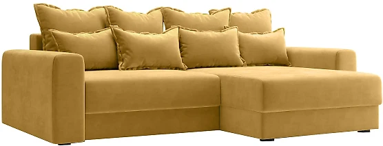 Угловой диван с подушками Омега Дизайн 3