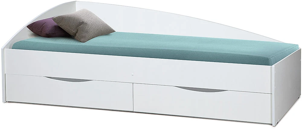 кровать в стиле минимализм Фея-3 асимметричная