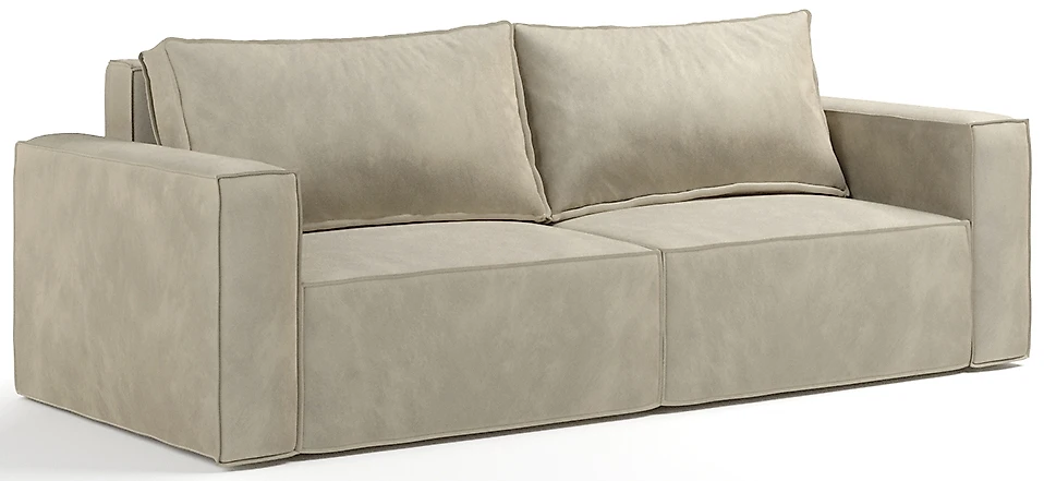 Бежевый диван-кровать Олимп (Лофт) Дизайн 3