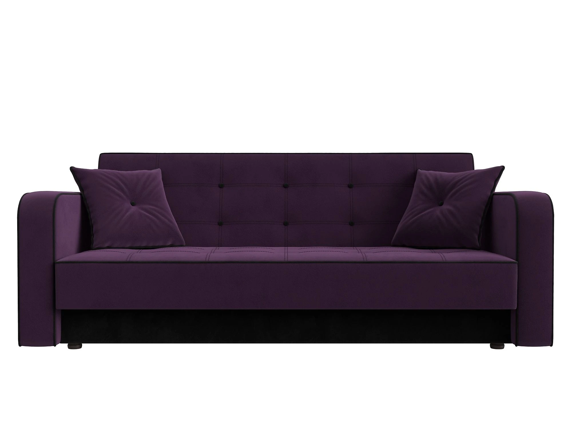 Фиолетовый диван Тур Плюш Дизайн 7