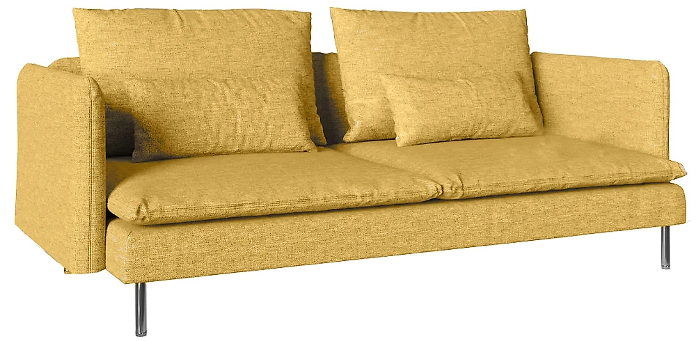 Прямой диван на ножках Седерхамн трехместный Кантри Дизайн 4