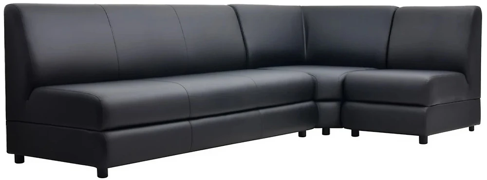 Модульный диван с оттоманкой  Берн Блэк