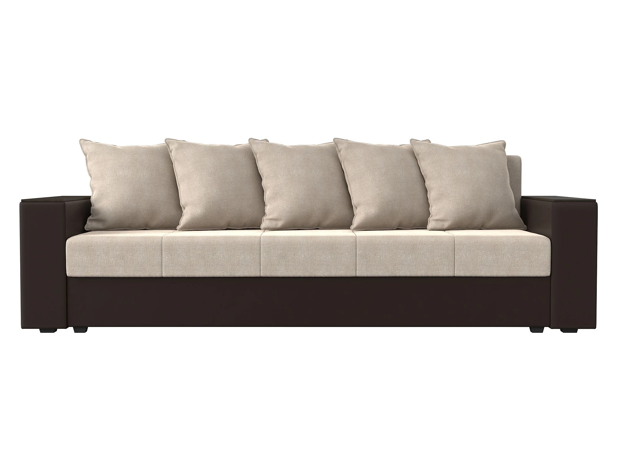 Прямой кожаный диван Дубай Лайт Кантри Дизайн 1
